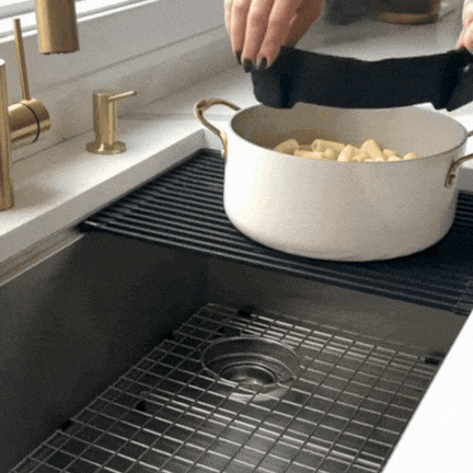 Clip Scolapasta Salva-Spazio in Silicone